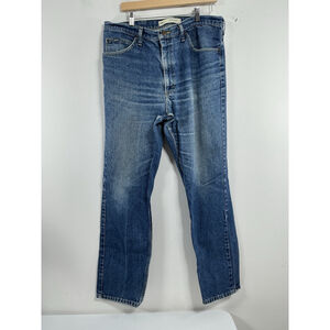 Men’s Lee Regular Fit Blue Jeans 38x34 Straight Leg